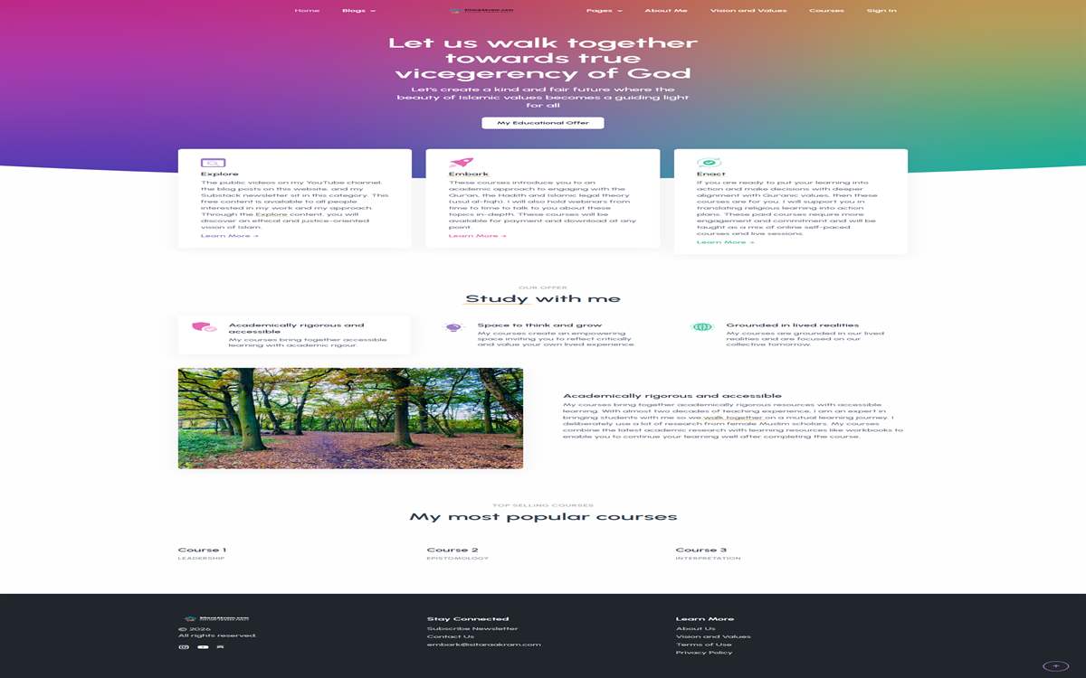Sitara Akram LMS website
